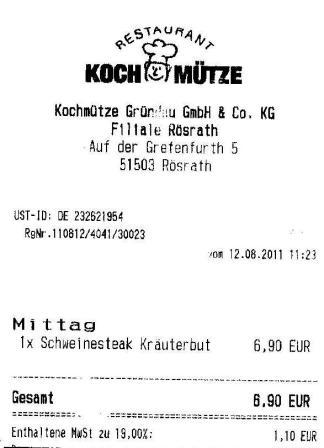 csbu Hffner Kochmtze Restaurant